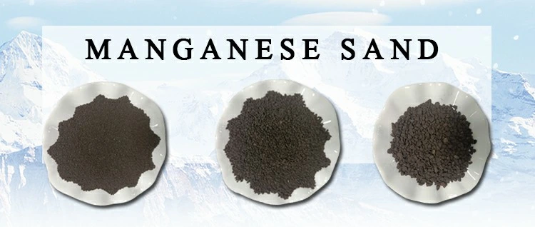 Factory Sale Manufactures 82% Mno2 Manganese Dioxide Green Manganese Sand for Removal Iron