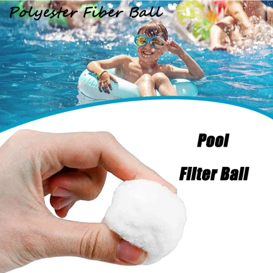 China Bio bola de medios filtrantes de fibra de agua para acuario de piscina